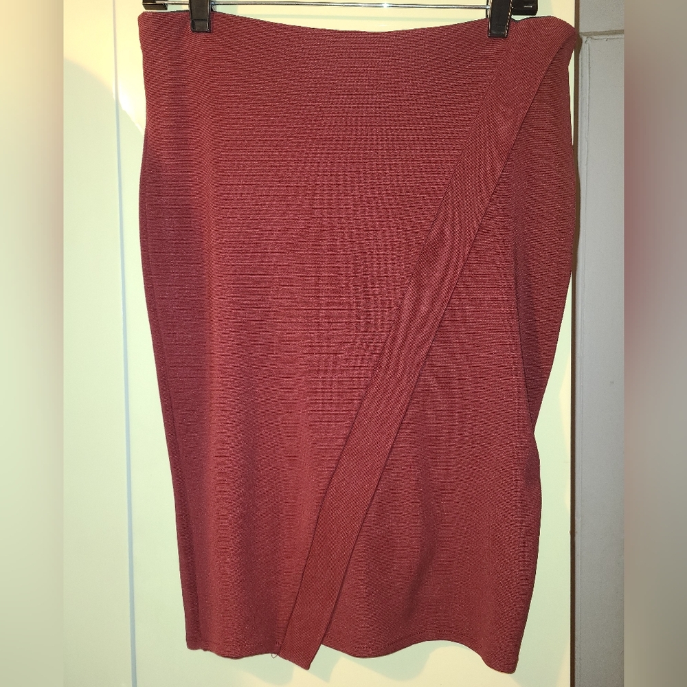 Zara pencil asymmetrical skirt